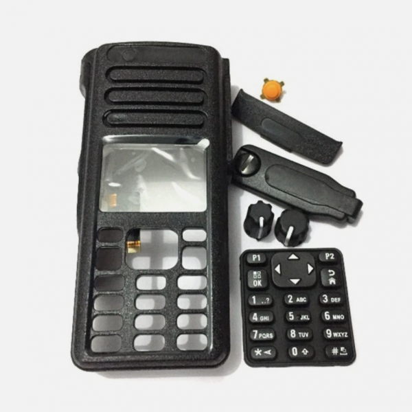 Motorola DP4801E housing cover full front kit with keypad and display window for DP4000 series radio repair