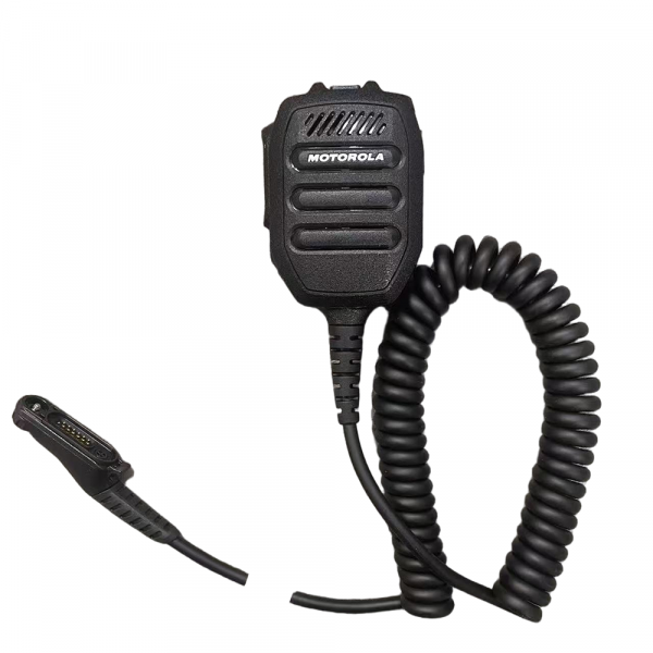 Motorola PMMN4128 RM780 remote speaker microphone with omnidirectional mic and large PTT button for R7 and APX N series radios