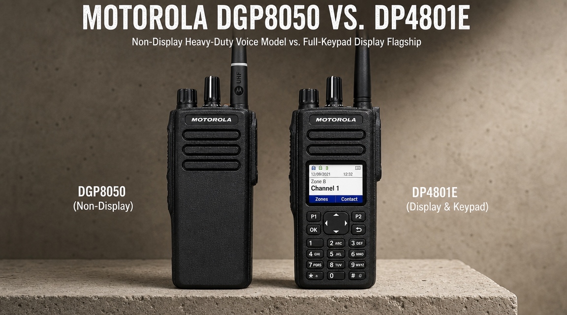 Motorola DGP8050e vs DP4801e: How to Choose