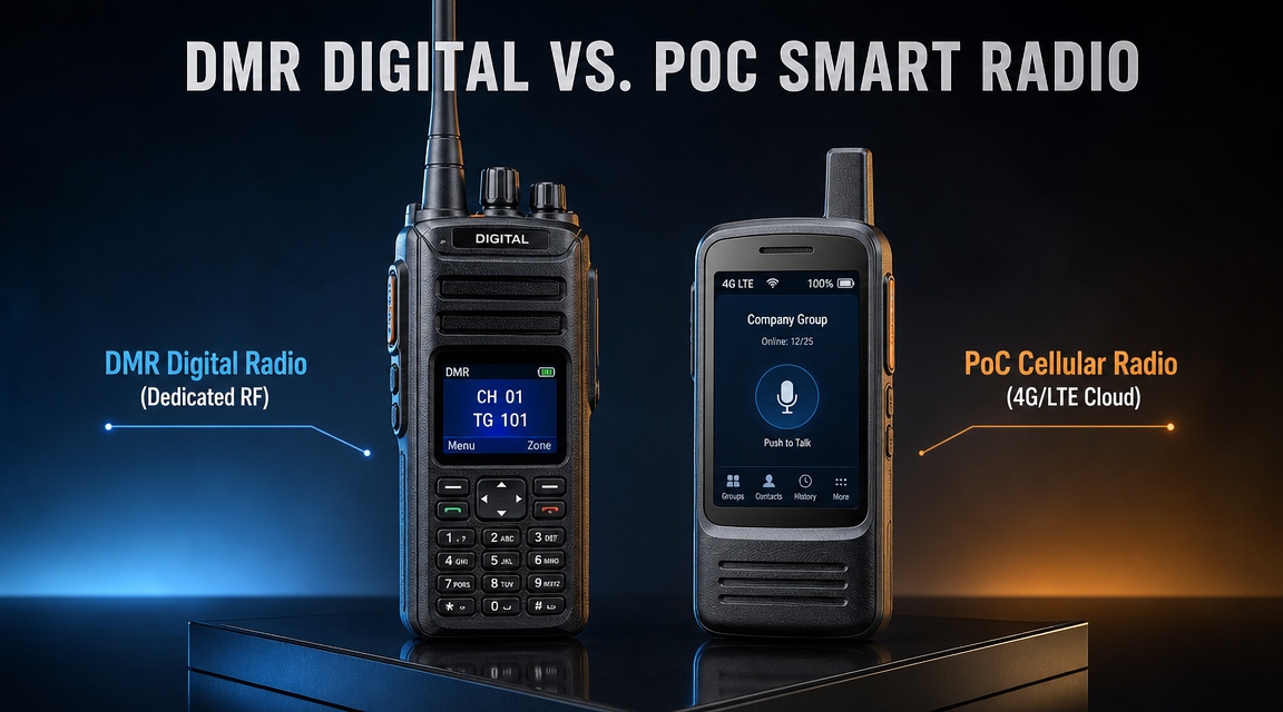 DMR vs 4G PoC Radios: How to Choose