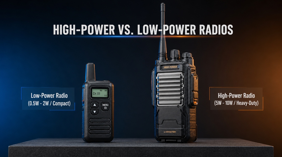 High vs Low Power Radios: How to Choose