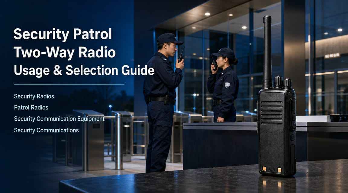 Security Two-Way Radios: Patrol Use & Selection Guide