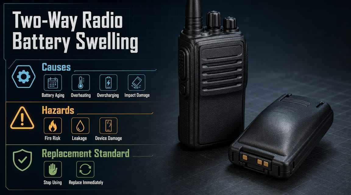 Two-Way Radio Battery Swelling: Risks & Replacement Guide