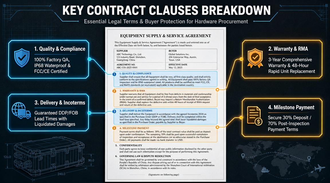 Radio Purchase Contract: Clauses That Matter