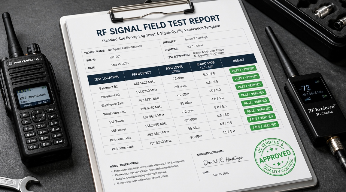 Prueba de Muestra de Radios: Qué Medir