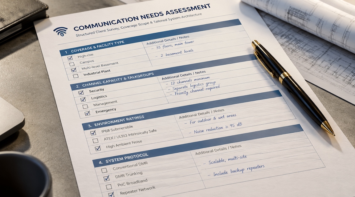 Radio Procurement Needs Assessment: Template